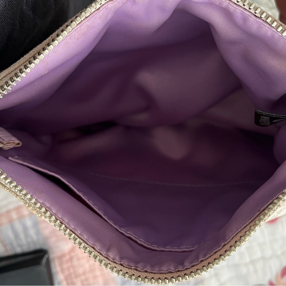 Coach Patchwork Signature Crossbody Bag in Beige, Gold, & Taupe, y2k - Picture 15 of 16